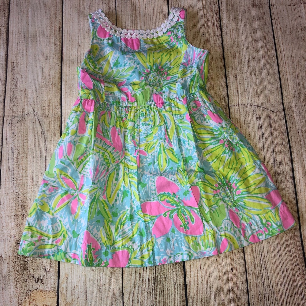 Riselda Dress fit and flare. Coconut Jungle Print.